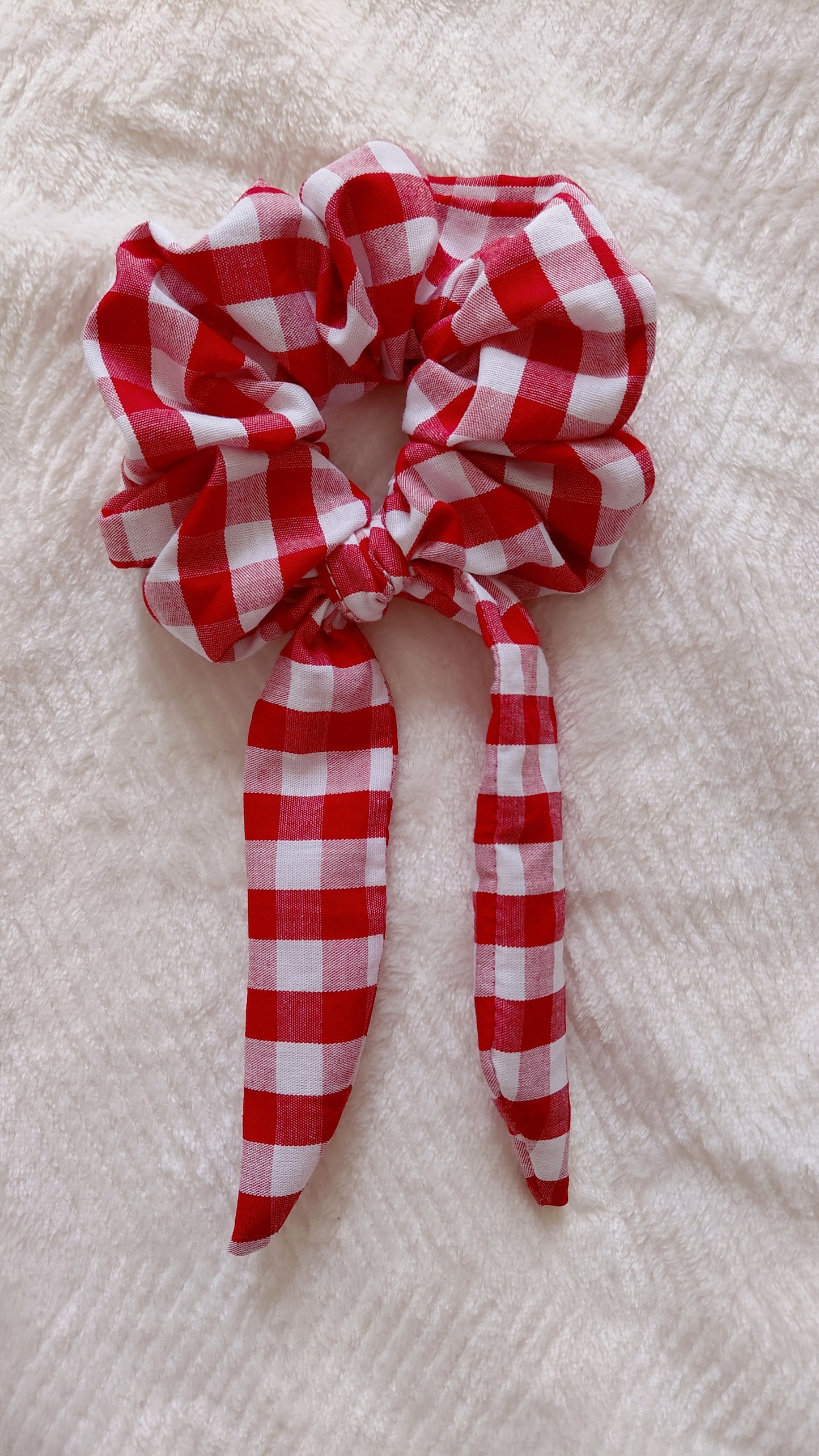 Foulchie vichy rouge et blanc 