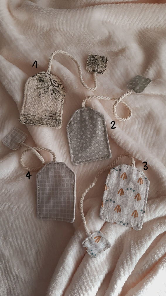 Marque page sachet de thé