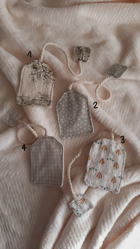 Marque page sachet de thé