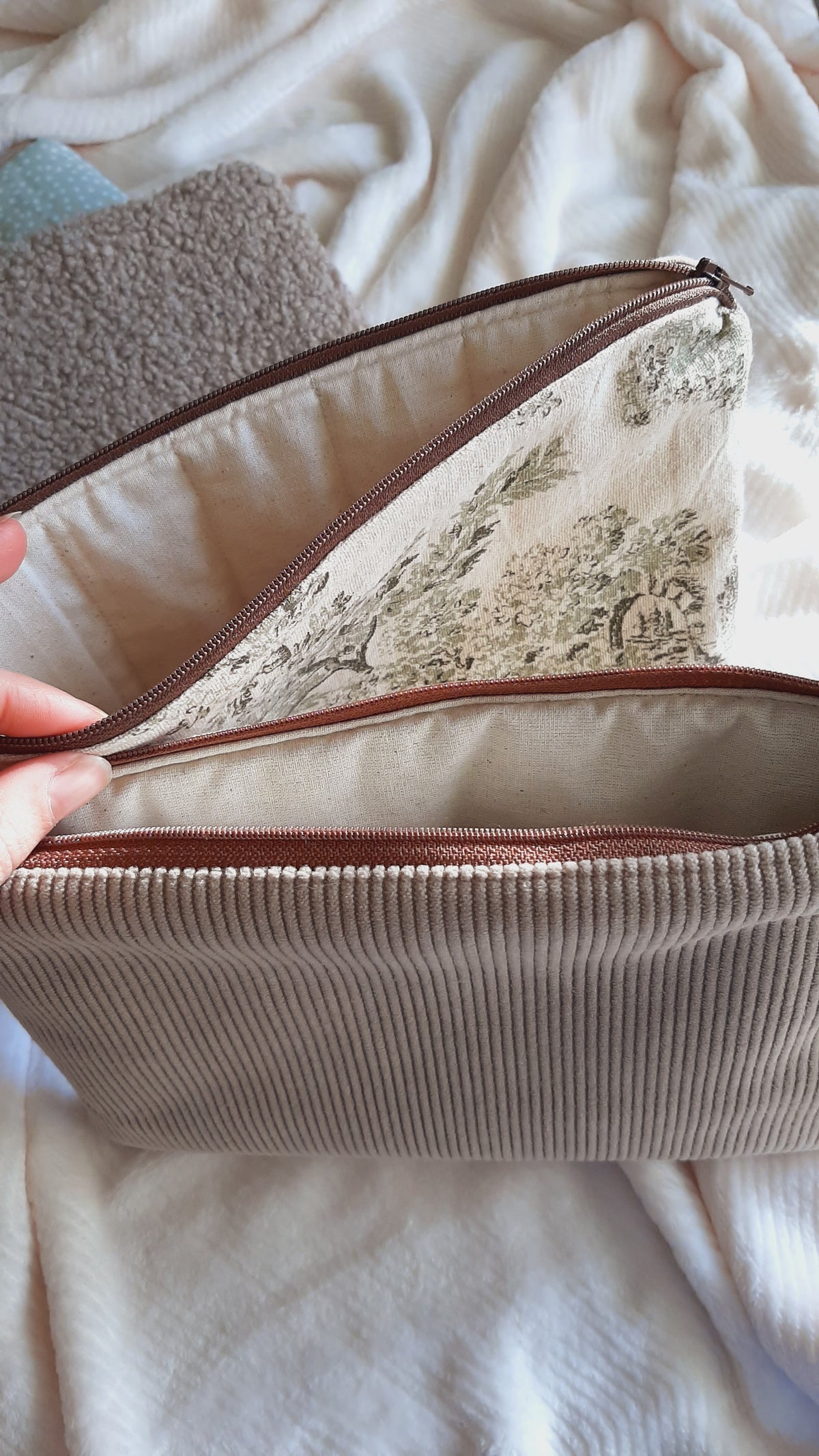 Pochette zippée