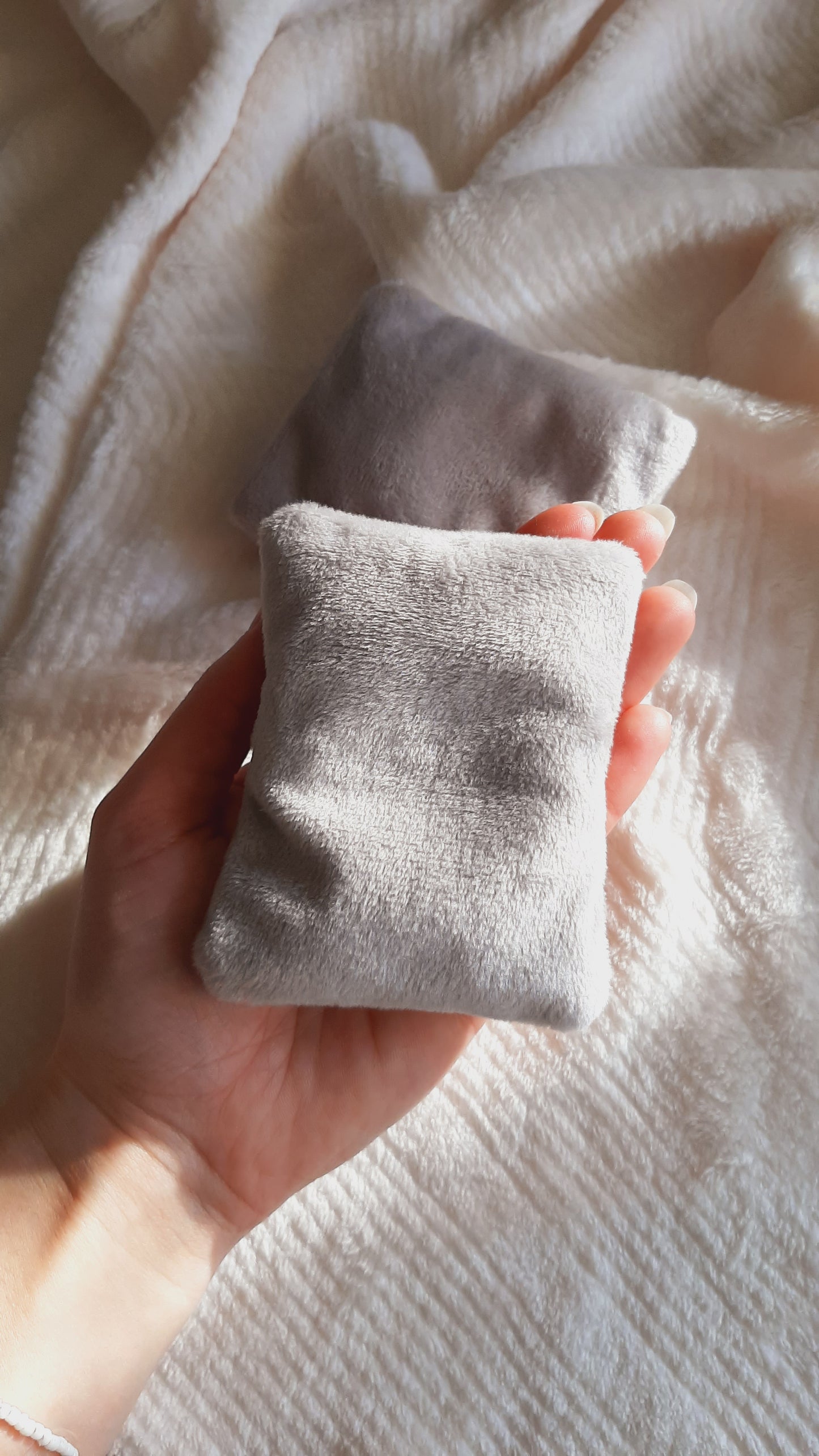 Bouillottes sèches de poche - Lot de 2